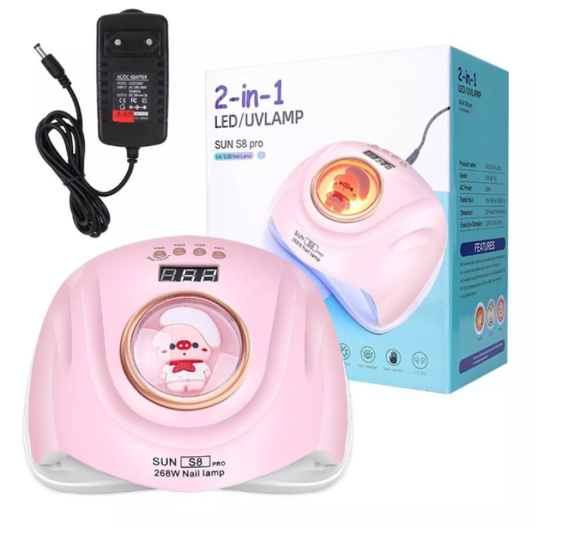 Comprar Lampara De Uñas Led S8 268w en Electroshopy - Ángulo 2